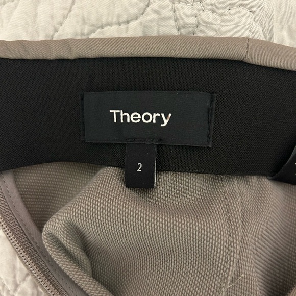 Theory Navalane Neoteric Ankle Pants Slate Gray Size 2 - Picture 6 of 6